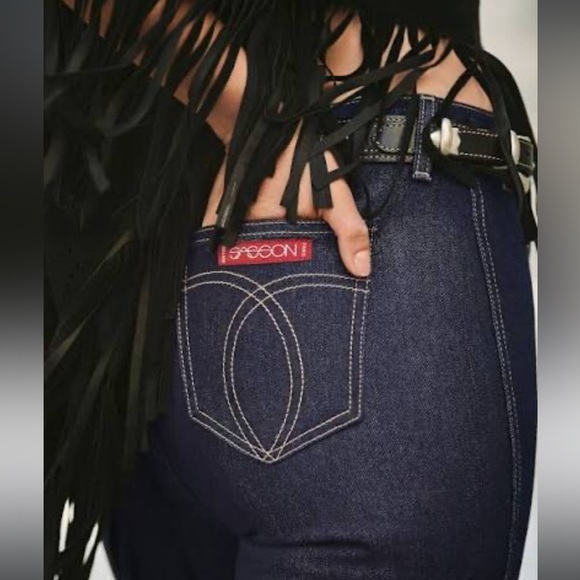 SASSON x JOHNNY WAS Lumiere Wide Leg Jean in True Blue Rinse Size 26 NWT 98 - Picture 6 of 12